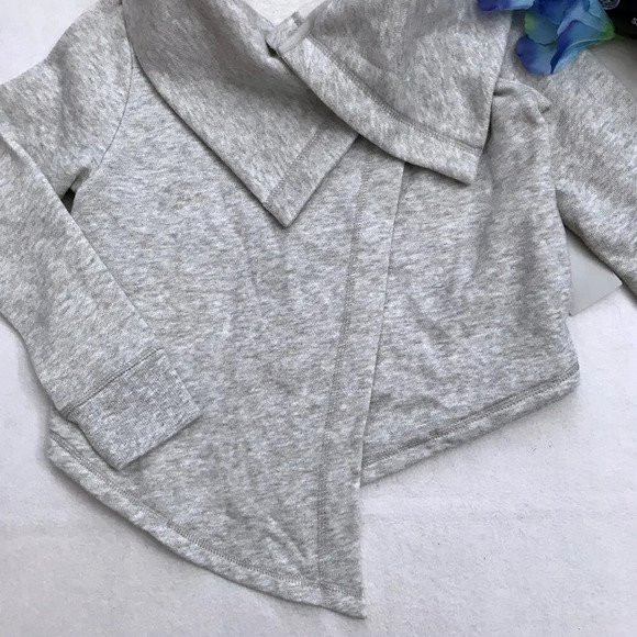 Z by Zella NWT Lightweight Heather Grey Jacket Girls S (7/8) - Picture 4 of 14